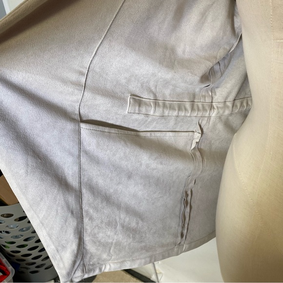 Thread & Supply open front faux suede  Malva blazer jacket - Picture 12 of 13